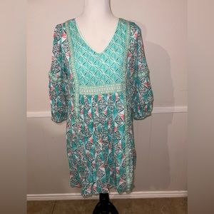CROWN & IVY dress with liner SZ-M